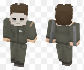 Download Hd Michael Myers - Ainz Ooal Gown Skin Minecraft Man In Suit Minecraft Skin Png,Michael Myers Png