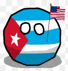 Republic Of Cubaball 1902 - 1952 Polandball Wiki Fandom Cuba Ball Png,Cuban Flag Png