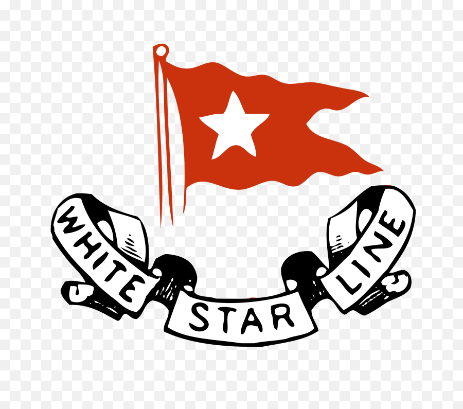 White Star Line - White Star Line Titanic Png,White Lines Png