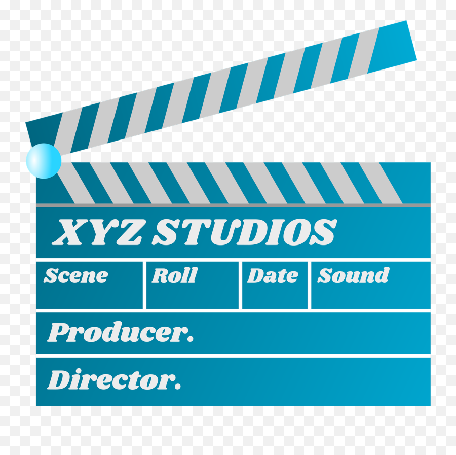 Clapperboard Movies Film - Free Vector Graphic On Pixabay Horizontal Png,Clapperboard Png