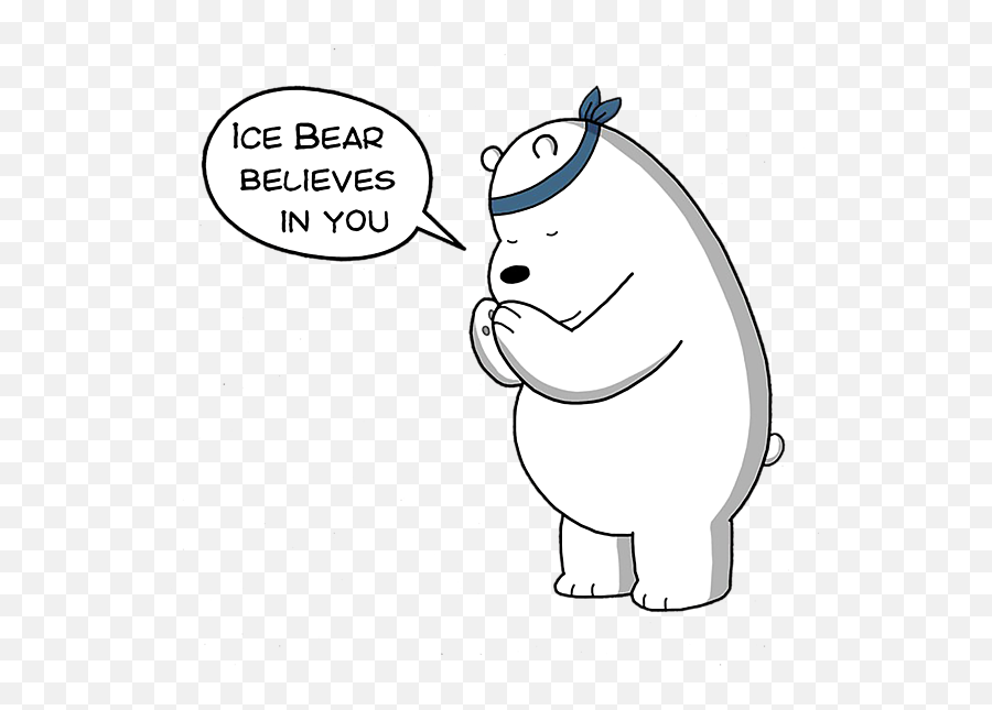 Ice Bear Believes In You Coffee Mug - Ice Bear We Bare Bears Stickers Png,Ice Bear Png