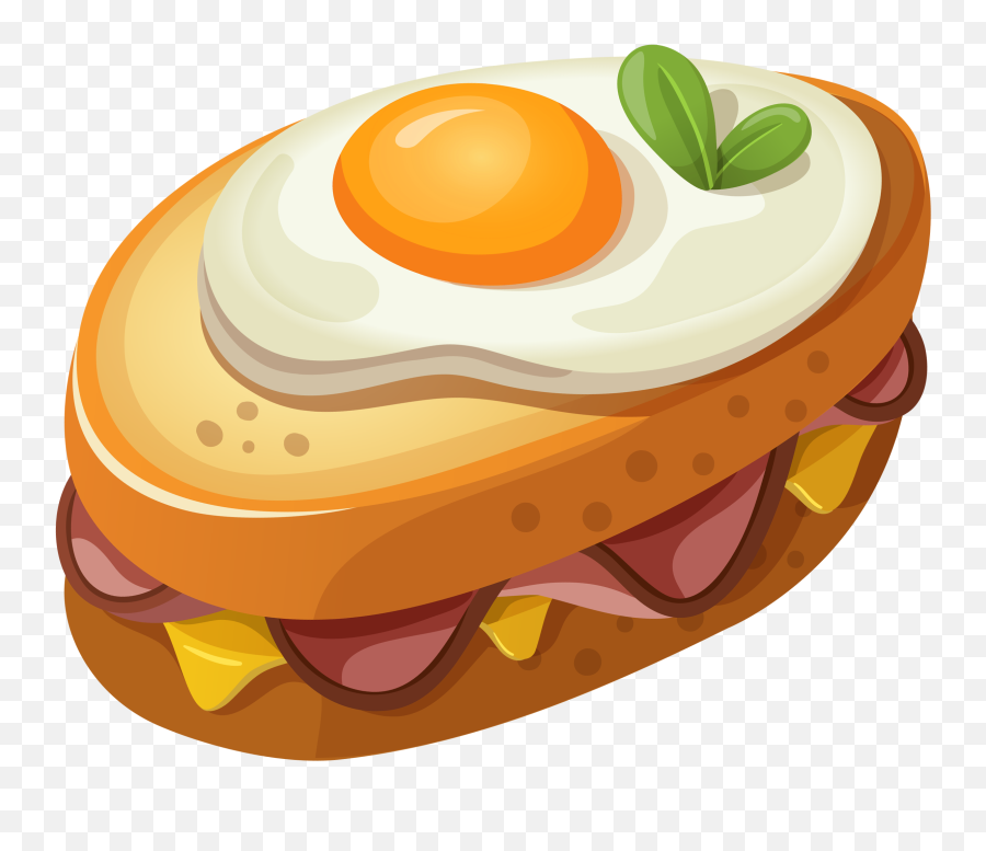 Junk Food Png Transparent Images 25 - Breakfast Sandwich Clipart,Cartoon Food Png