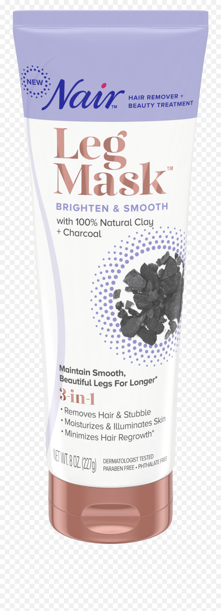 Nair Leg Mask Brighten Smooth With Charcoal - Nair Hair Removal Cream Png,Leg Transparent