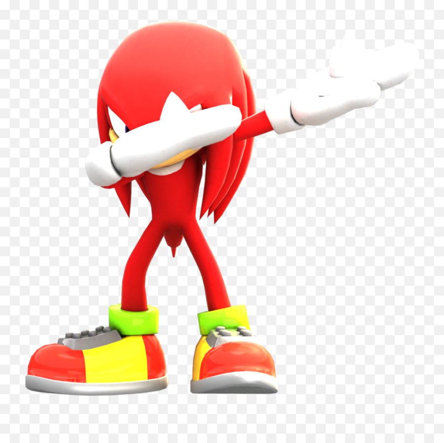 Download Knuckles Dabbing - Knuckles The Echidna Dab Png Knuckles Dabbing Png,Knuckles Png