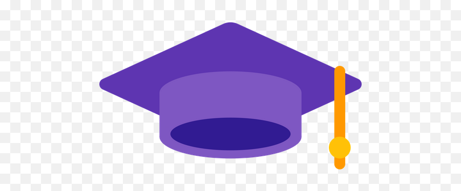 Graduation Cap Icon Of Flat Style - Purple Graduation Cap Icon Png,Graduation Icon Png