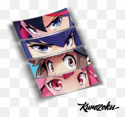 Kill La Eyes Slap - Peeker Stickers Kill La Kill Png,Kill La Kill Png