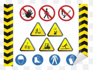 Construction Icon Hazard Safety Signs - Vertical png
