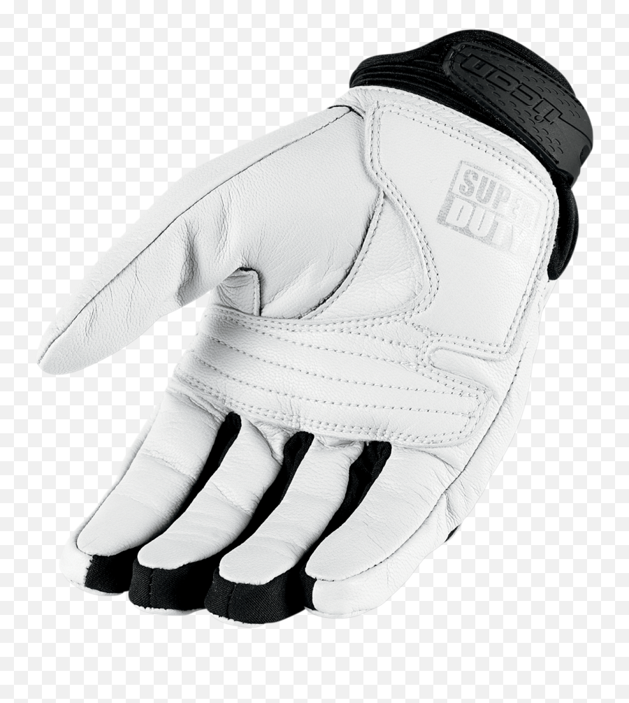 Guantes Icon Superduty Blanco - Cascos Yc Motorcycle Riding Gloves White Png,Icon Super Duty Glove