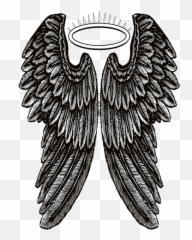 Angel Wings And Halo Face Mask For Sale - With png