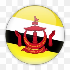 Round Icon Illustration Of Flag Brunei - Darussalam Flag Icon png