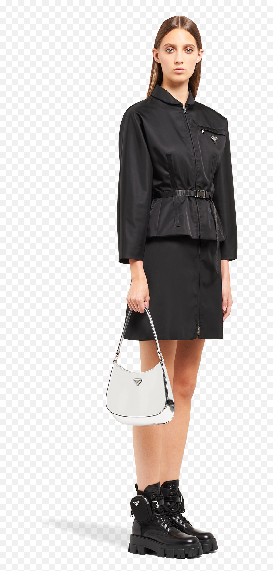 Prada Cleo Brushed Leather Shoulder Bag In 2021 - Prada Cleo Bag Silver Png,Olivia O'brien Tumblr Icon