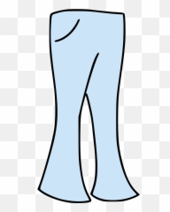 Transparent Bell Icon Png - Bottom Pants Clipart Full Bottoms