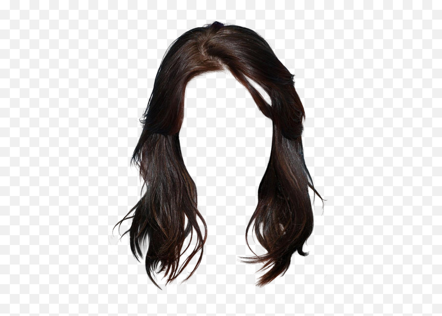 Long Hair Brown Black - Long Hair Transparent Background Png,Hair Png Transparent