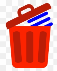 Trash Can Delete Icon - Openclipart Image Png