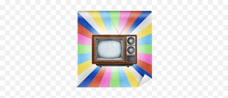 Wall Mural Television Tv Icon Recycled Paper Craft - Paper Png,Craft Icon