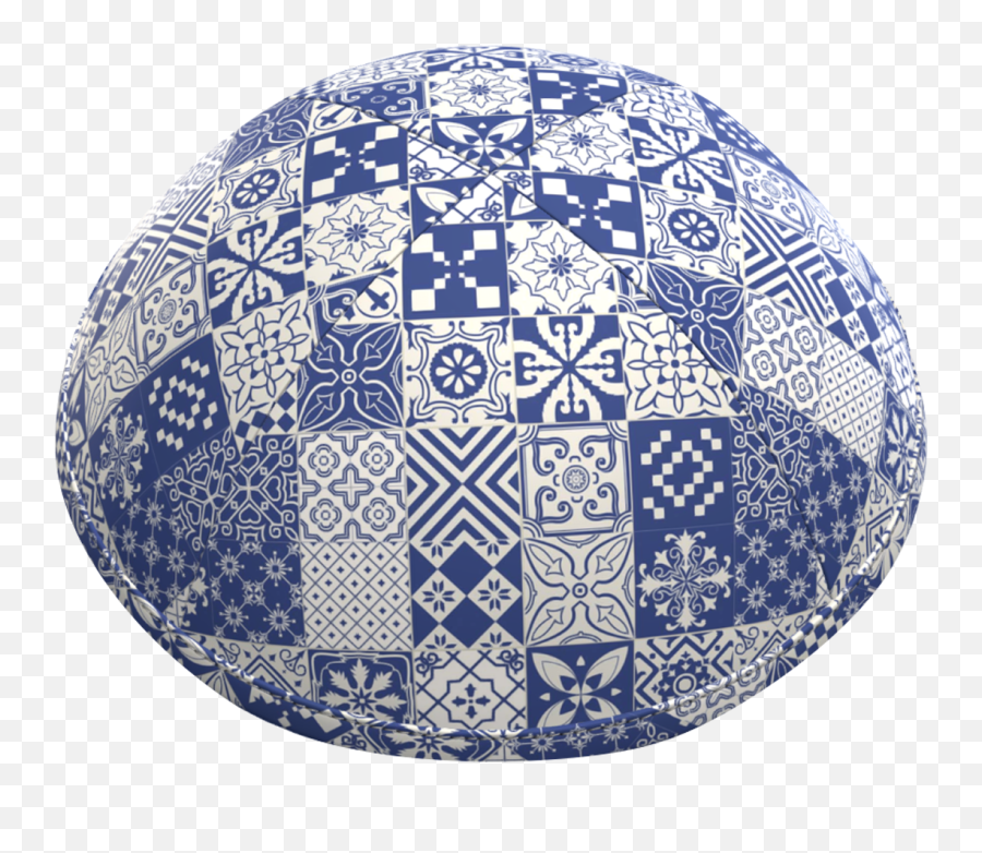 Printed Kippot - Kippot World Decorative Png,Blue Snowball Icon
