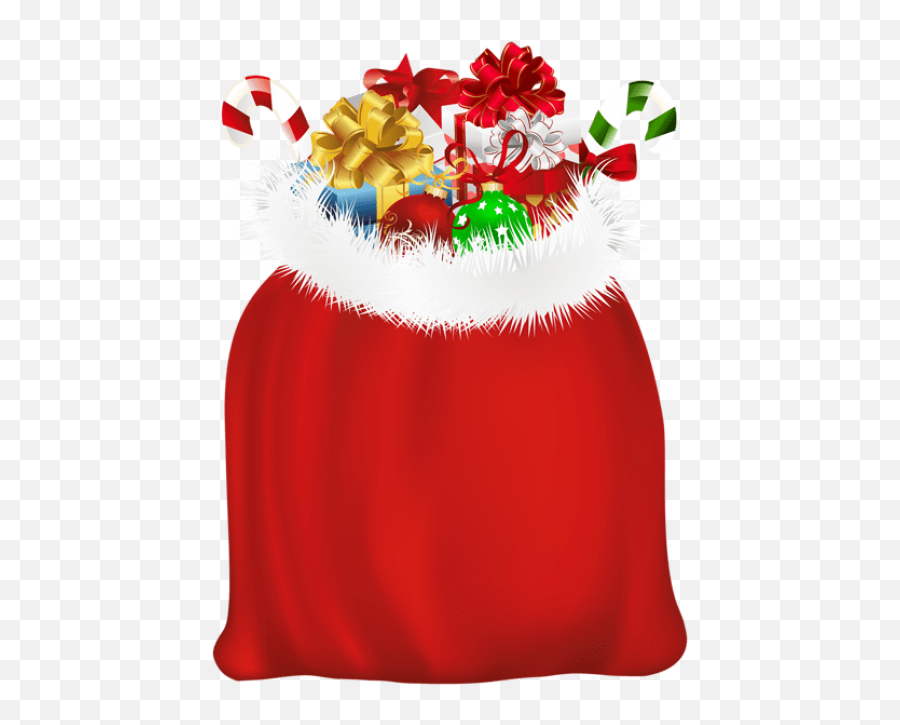 Download Free Png Red Santa Gift Bag - Bolsa De Regalos Gift Bag,Gift Bag Png