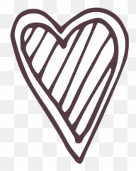 Transparent Png Svg Vector File - Coração Desenhado