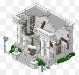 Destruction Drawing Building Facade Transparent U0026 Png - Family Guy City Hall,Destruction Png