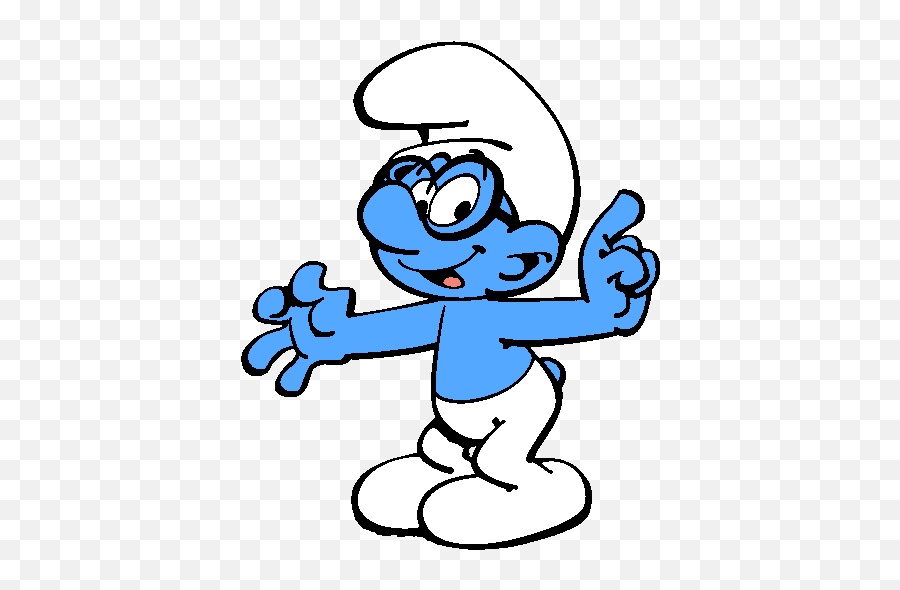 Download Brainy Smurf Png Image With No - Smurfs Cartoon Character,Smurf  Png - free transparent png images 