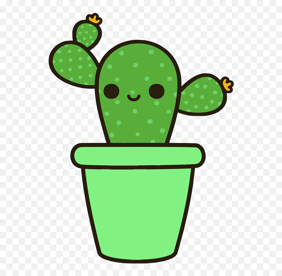 Cute Cactus Transparent Png Image - Cute Cactus,Cute Tumblr Png
