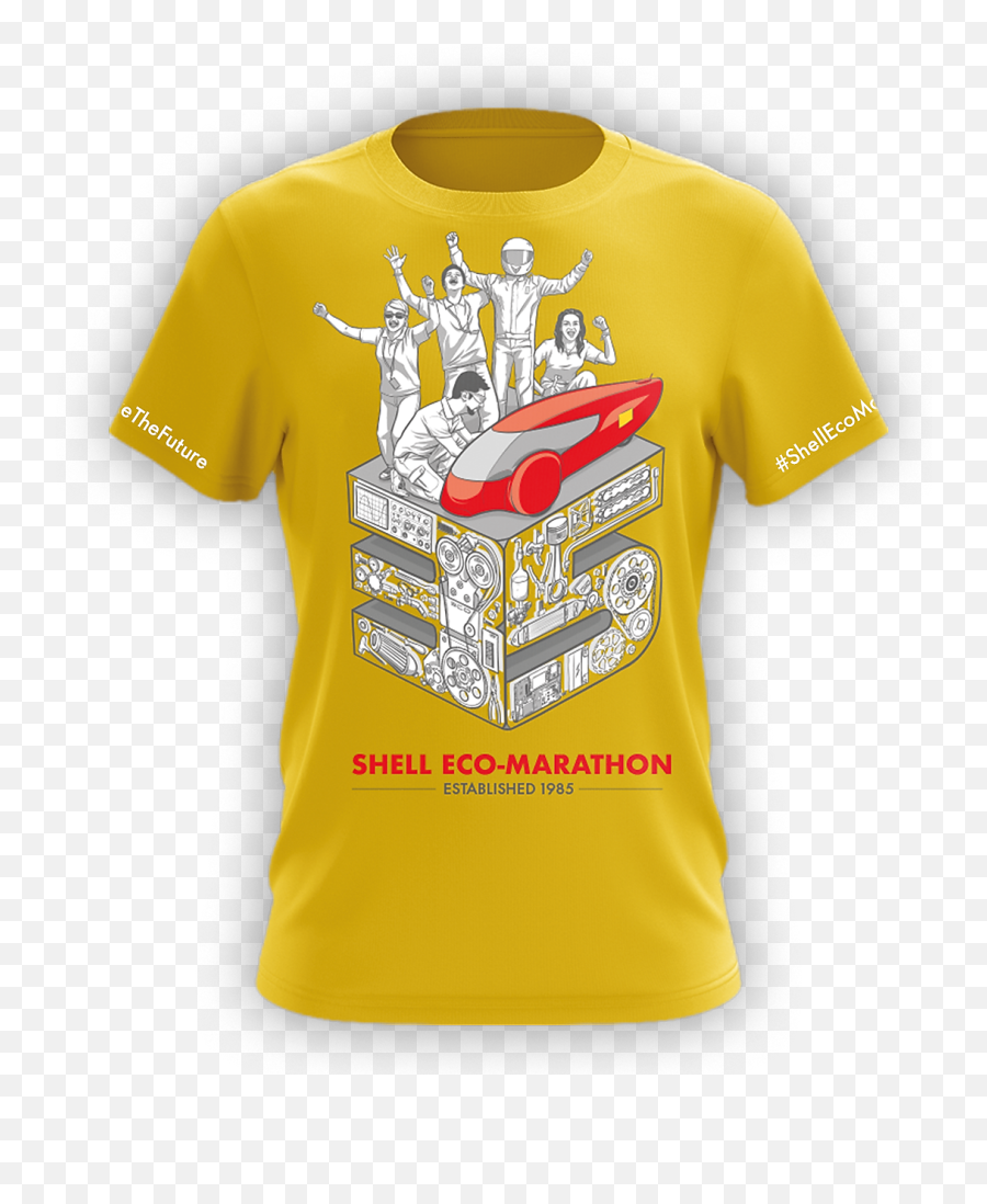 Say Hello To The Official Shell Eco - Marathon 2020 Tshirt Shell Eco Marathon T Shirt Png,Tee Shirt Png