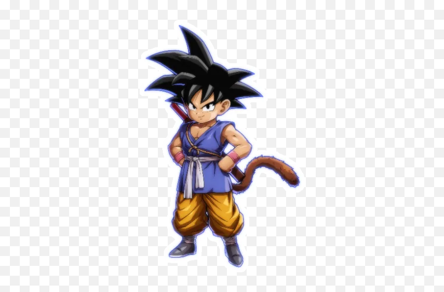 Chibi Goku Dragon Ball Sticker🐉✨  Free PNG Image Download - Wallpapers  Clan