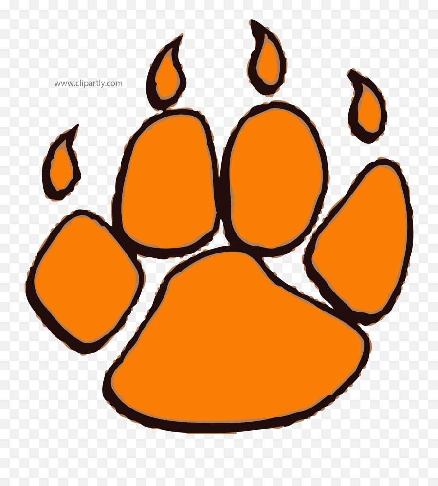 Paw Tigger Footprint Clipart Png Image Download U2013 Clipartlycom - Tiger  Paw Clipart,Foot Print Png - free transparent png images 