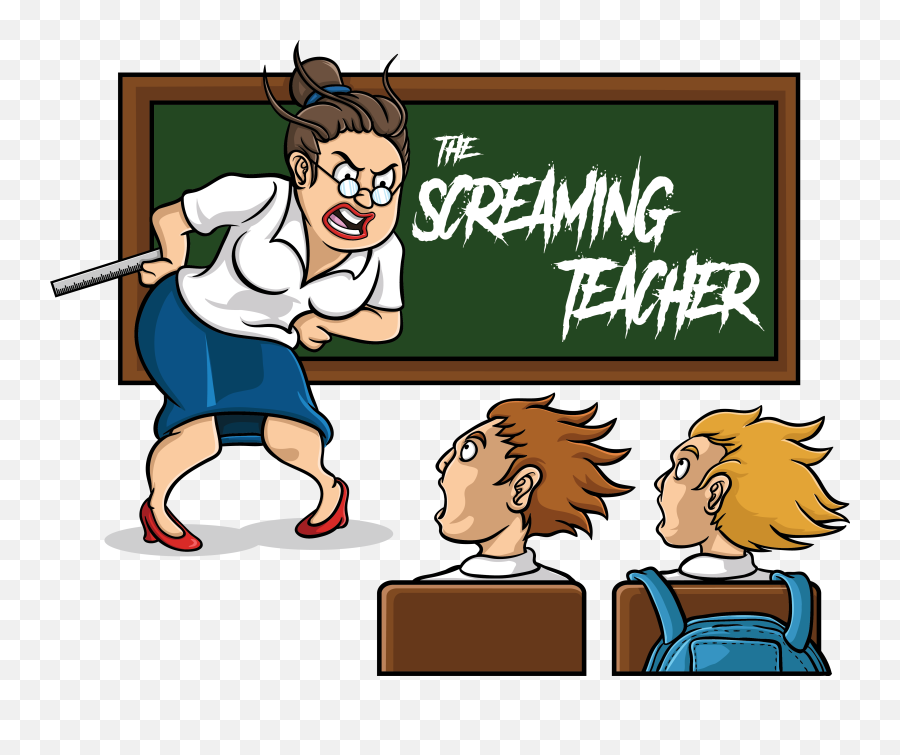 Full Size Png Image - Teacher Screaming Png,Screaming Png