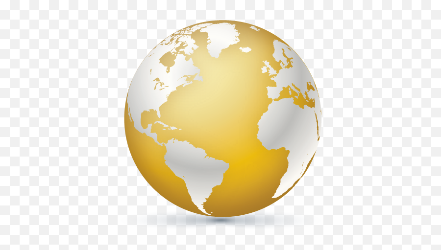 Simple Globe Logo Templates - 15 February Child Cancer Png,Gold Globe Png