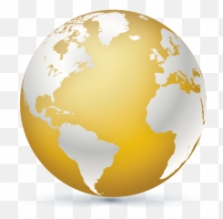 Simple Globe Logo Templates - 15 February Child Cancer Png,Gold Globe Png