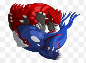 Download Groudon Transparent Kyogre - Kyogre And Groudon Png,Groudon Png