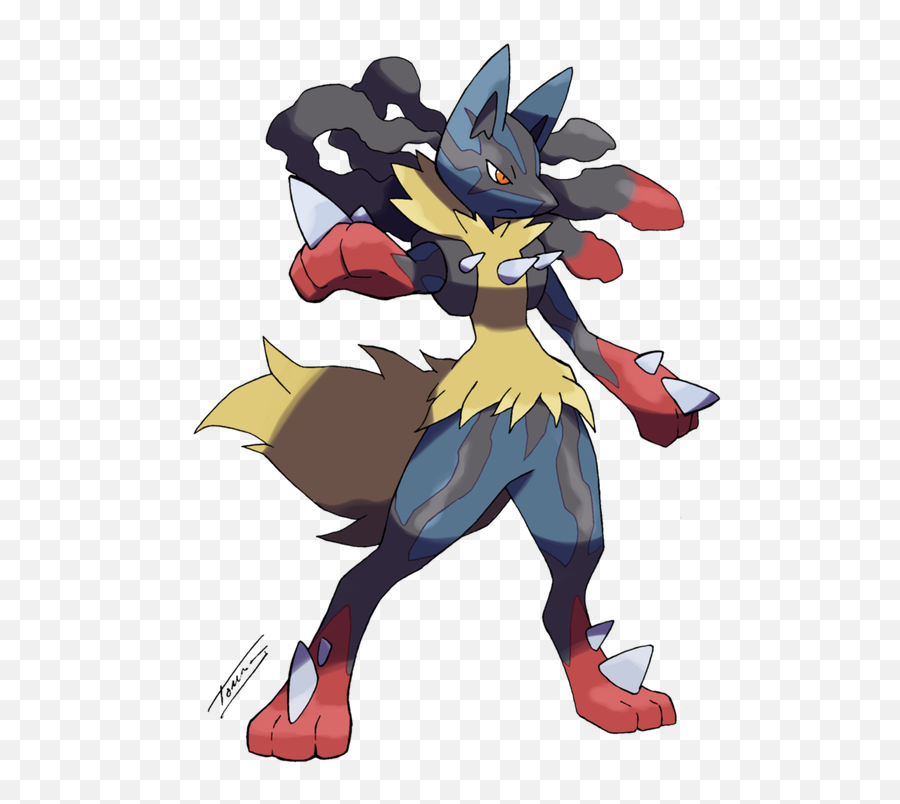 Find Lucario In Pokémon Fire Red - Pokemon Mega Lucario Png,Lucario Png