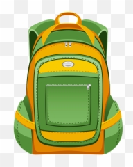 Clip Art Backpack Clipart - School Bag Vector Png,Back Pack Png