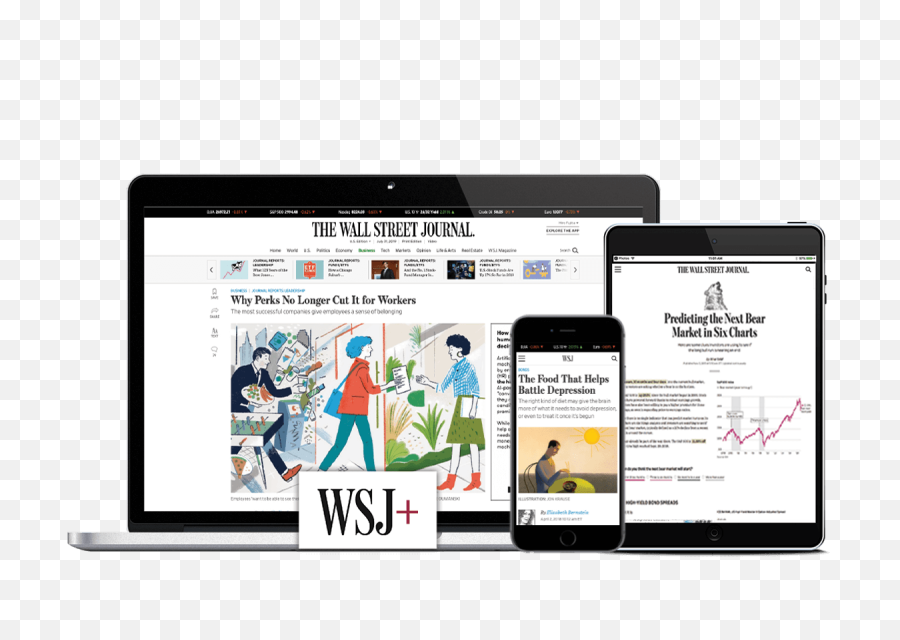 Give The Gift Of Wsj - Wall Street Journal Promo Png,Wall Street Journal Logo Png