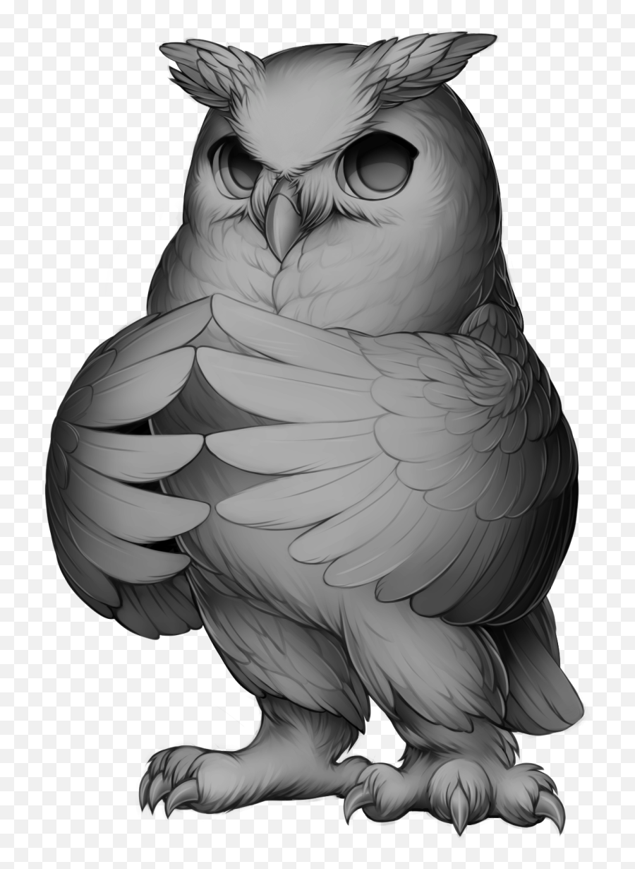 Great Horned Owl Png Picture - Great Horned Owl Base,Owl Png