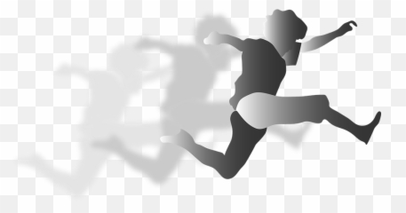Kid Run Playing - Kids Black Physical Activity png