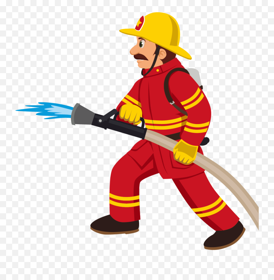 Firefighter Png Image - Firefighter Cartoon,Firefighter Png