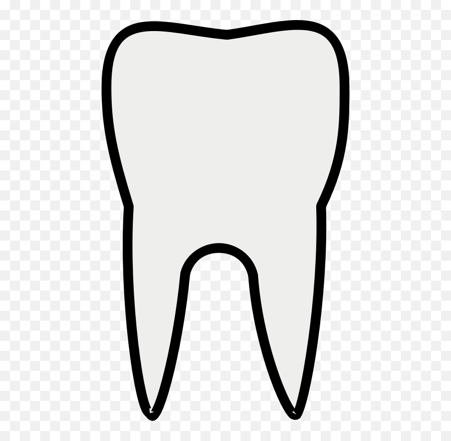 Tooth Transparent Png Clipart Free - Teeth Black And White Clipart,Tooth Clipart Png
