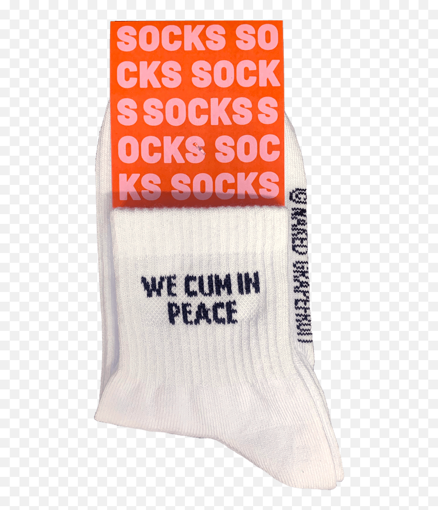 We Cum In Peace Socks - Sock Png,Cum Transparent Background
