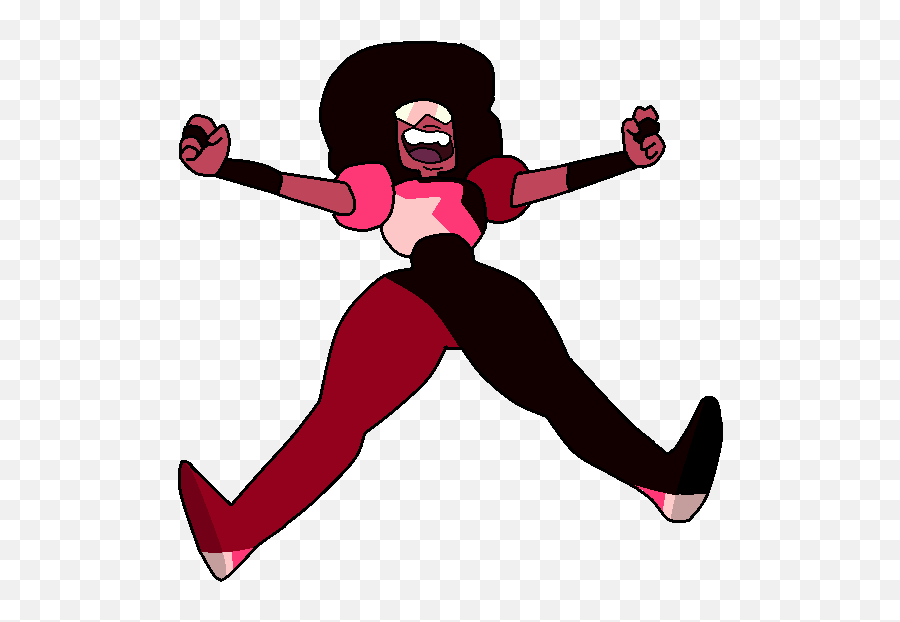 Download Hd Garnet Jump - Steven Universe Garnet Jumping Garnet Steven Universe Transparent Png,Jumping Png