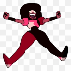 Download Hd Garnet Jump - Steven Universe Garnet Jumping Garnet Steven Universe Transparent Png,Jumping Png