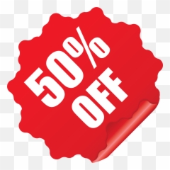 Discount Sticker Transparent U0026 Png Clipart Free Download - Ywd 50 Off Tag Png,Discount Png