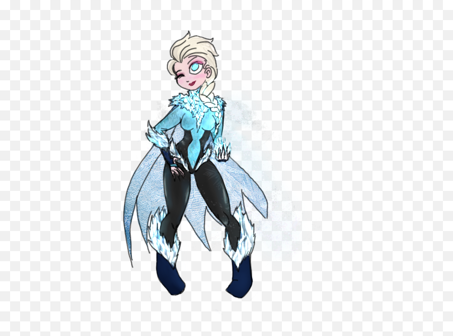 Killer Elsa By Flamingredzombie - Killer Frost And Elsa Png,Killer Frost Png