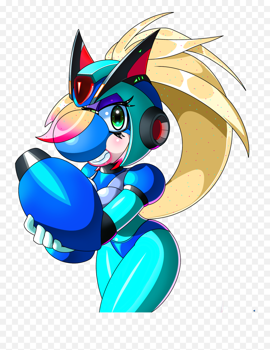 Mega Man X U0026 Yoshi Girl By Carlagonzlez - Fictional Character Png,Megaman X Png