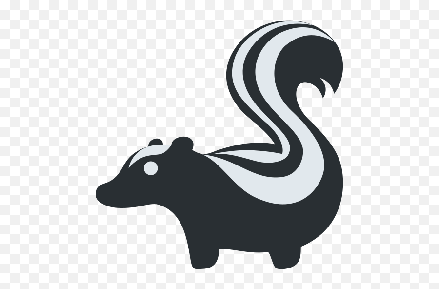 Skunk Emoji - Skunk Emoji Png,Skunk Transparent
