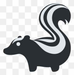 Skunk Emoji - Skunk Emoji Png,Skunk Transparent