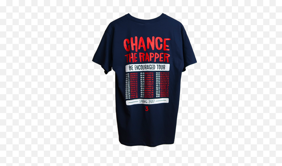 Chance The Rapper Be Encouraged Tour T - Shirt Merchwav Active Shirt Png,Chance The Rapper Png