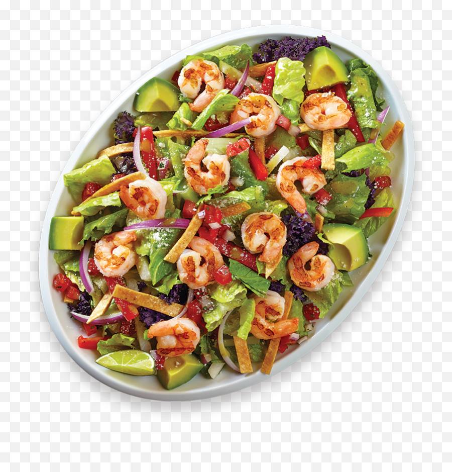 Baja Fresh Grilled Shrimp Chile Lime Salad - Baja Fresh Salads Png,Salad Transparent