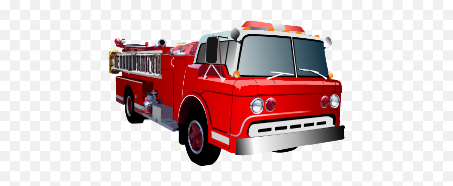 Fire Truck Png Photo Mart - Cartoon Vector Fire Truck,Firetruck Png